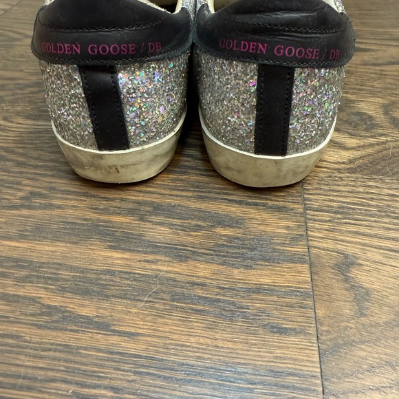 Golden Goose Superstars Sz 35 Glitter and Pink Star - Picture 4 of 4